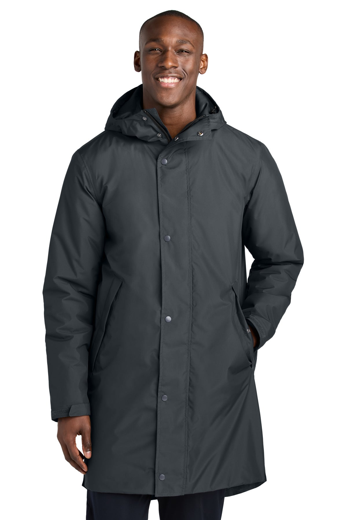 Sport-Tek Waterproof Insulated Sideline Parka - Graphite