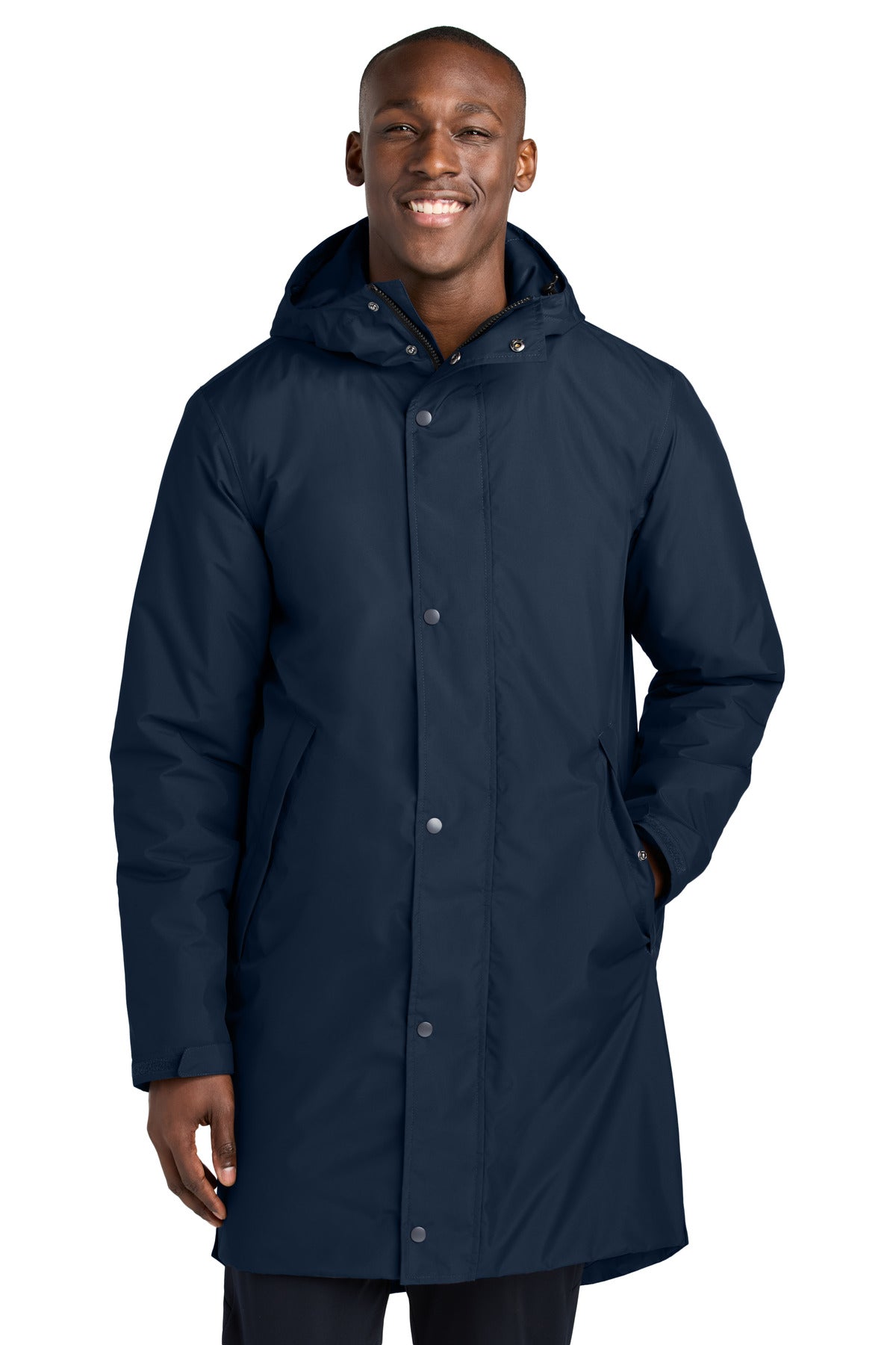 Sport-Tek Waterproof Insulated Sideline Parka - True Navy