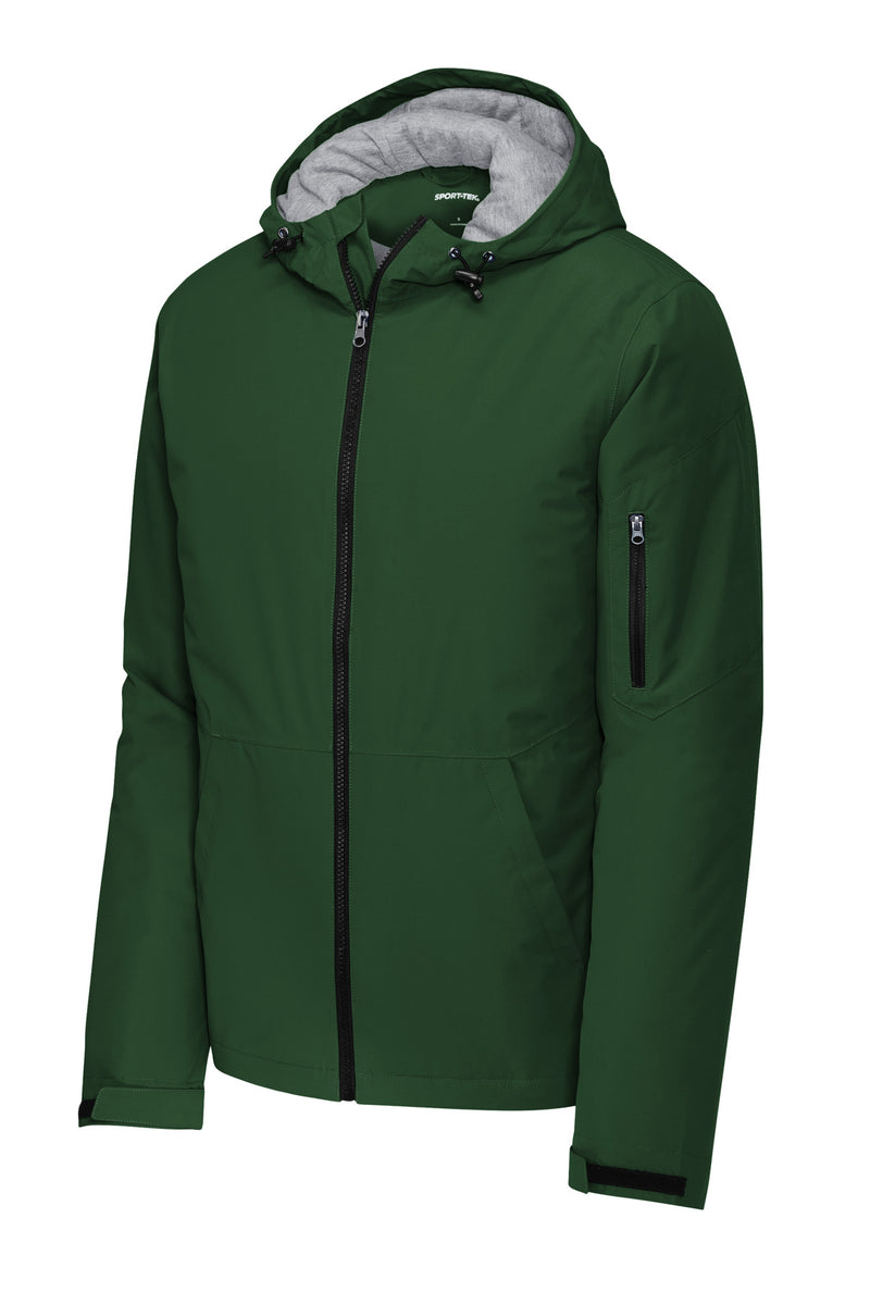 Sport-Tek Waterproof Insulated Jacket - Forest Green