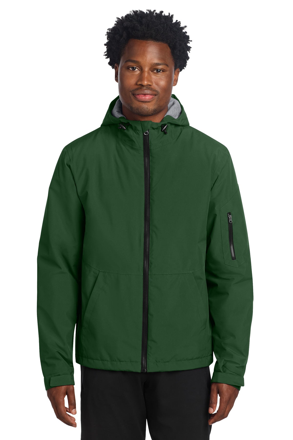 Sport-Tek Waterproof Insulated Jacket - Forest Green