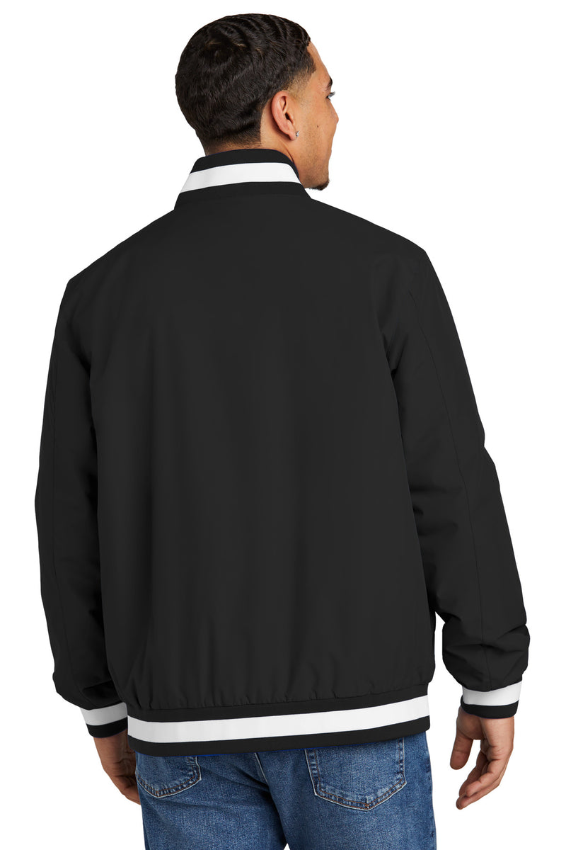 Sport-Tek Insulated Varsity Jacket - Black