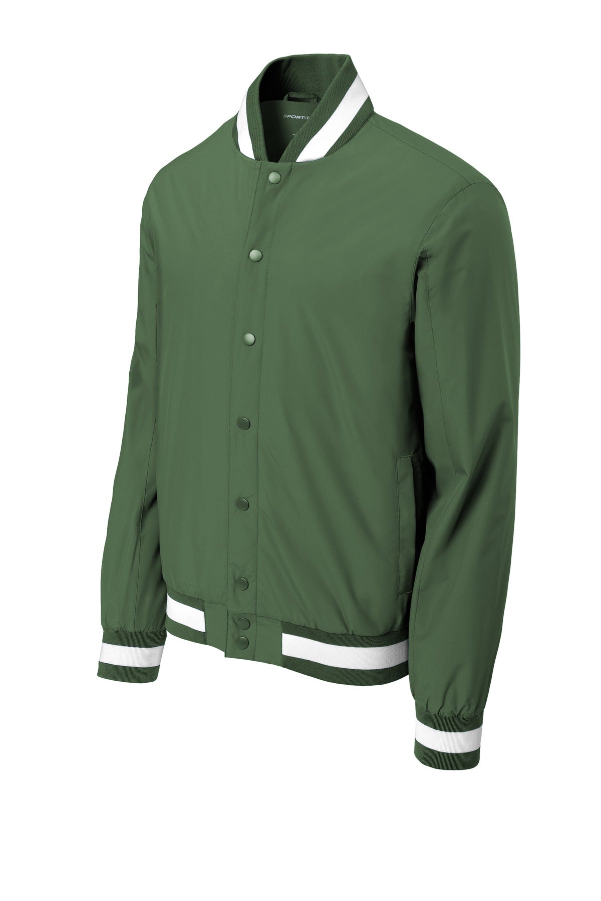 Sport-Tek Insulated Varsity Jacket - Forest Green