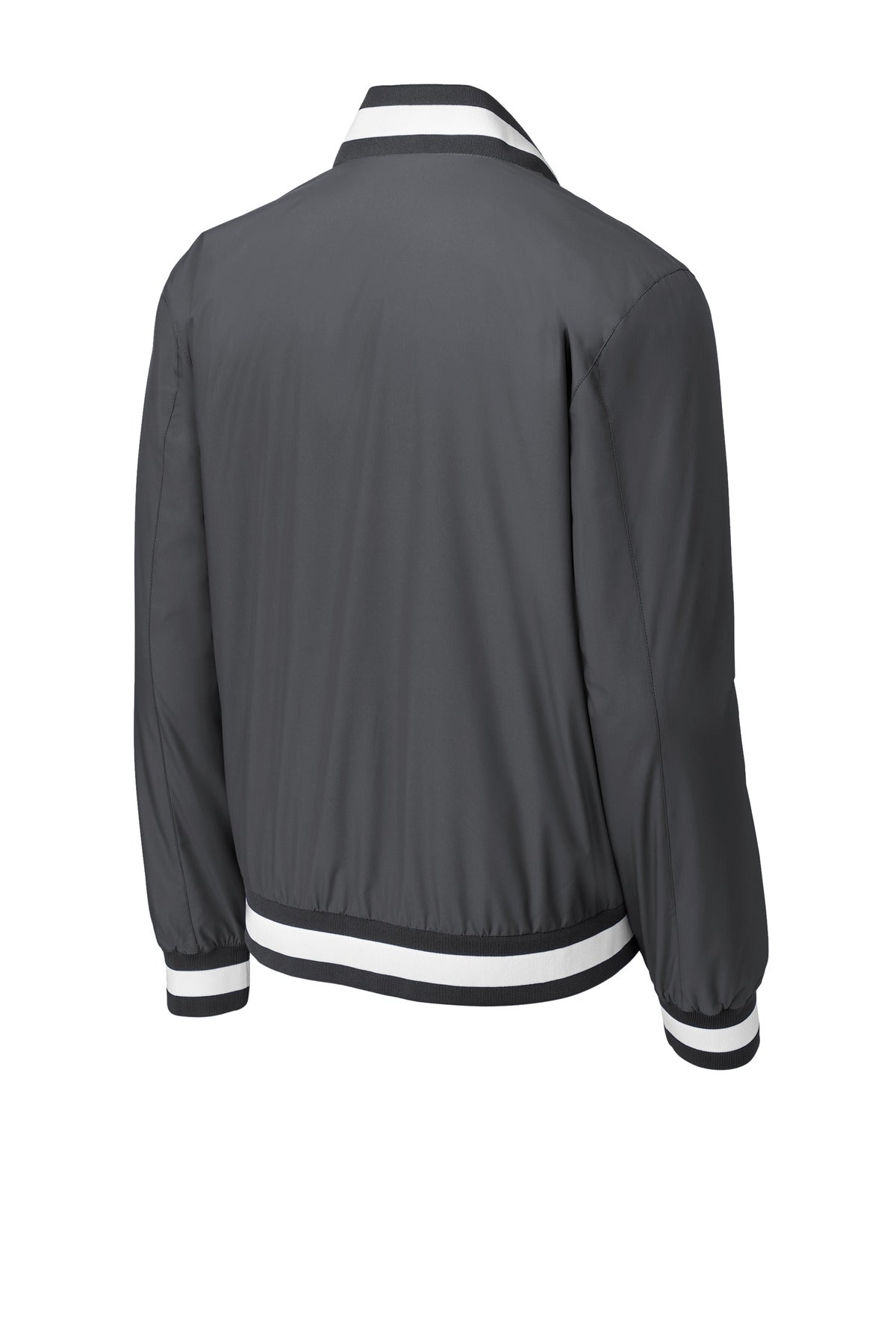 Sport-Tek Insulated Varsity Jacket - Graphite