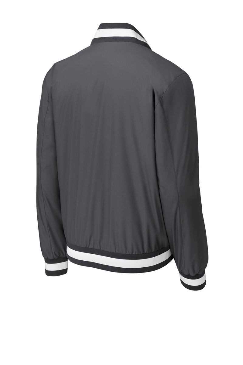 Sport-Tek Insulated Varsity Jacket - Graphite