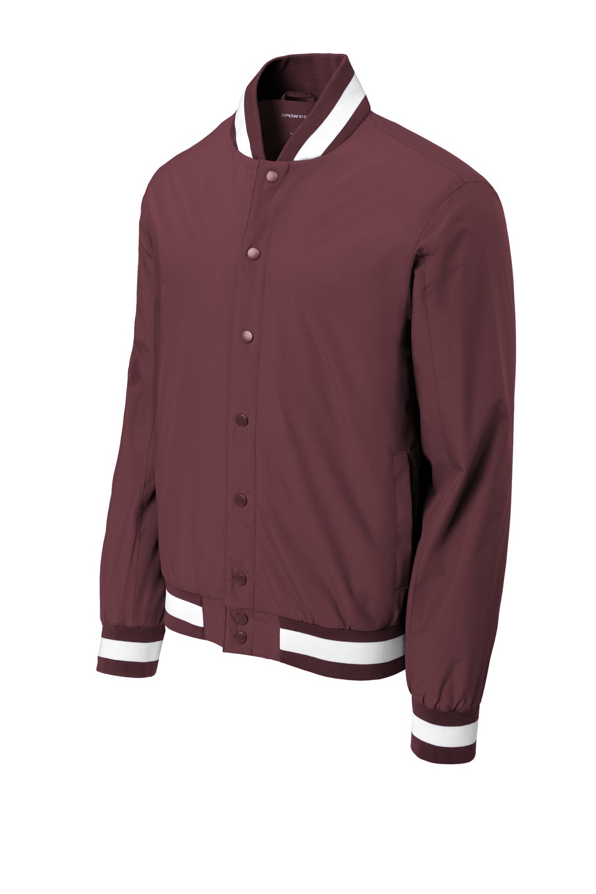 Sport-Tek Insulated Varsity Jacket - Maroon