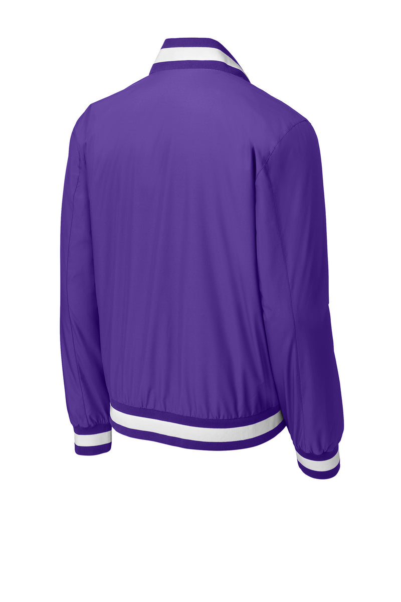 Sport-Tek Insulated Varsity Jacket - Purple