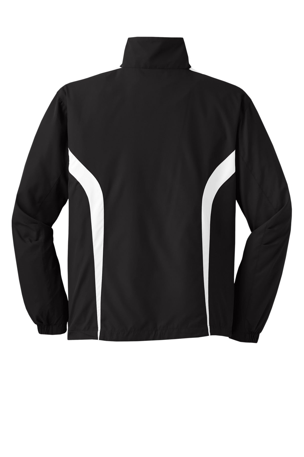 Sport-Tek Colorblock Raglan Jacket - Black/ White