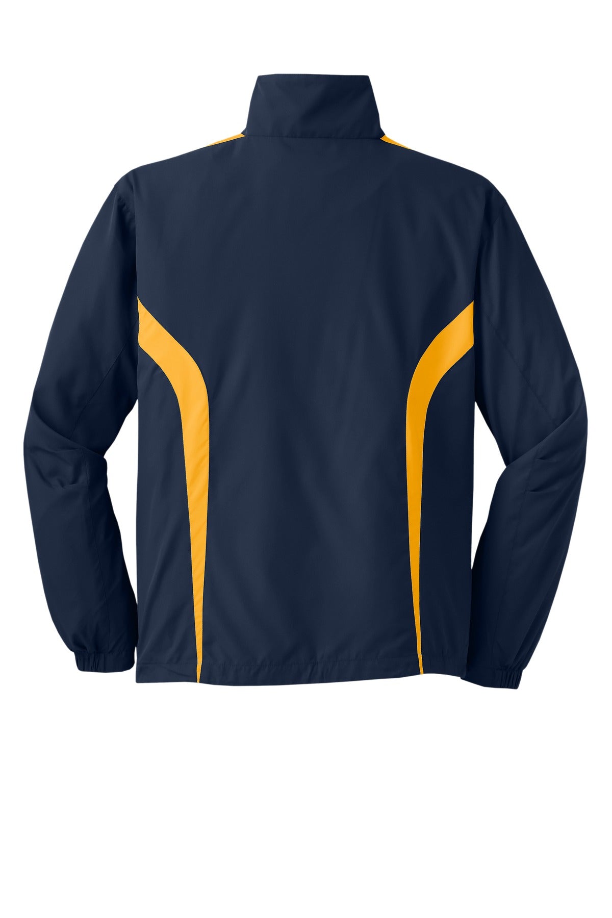 Sport-Tek Colorblock Raglan Jacket - True Navy/ Gold