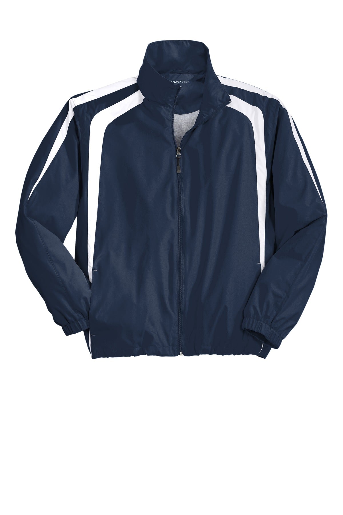 Sport-Tek Colorblock Raglan Jacket - True Navy/ White