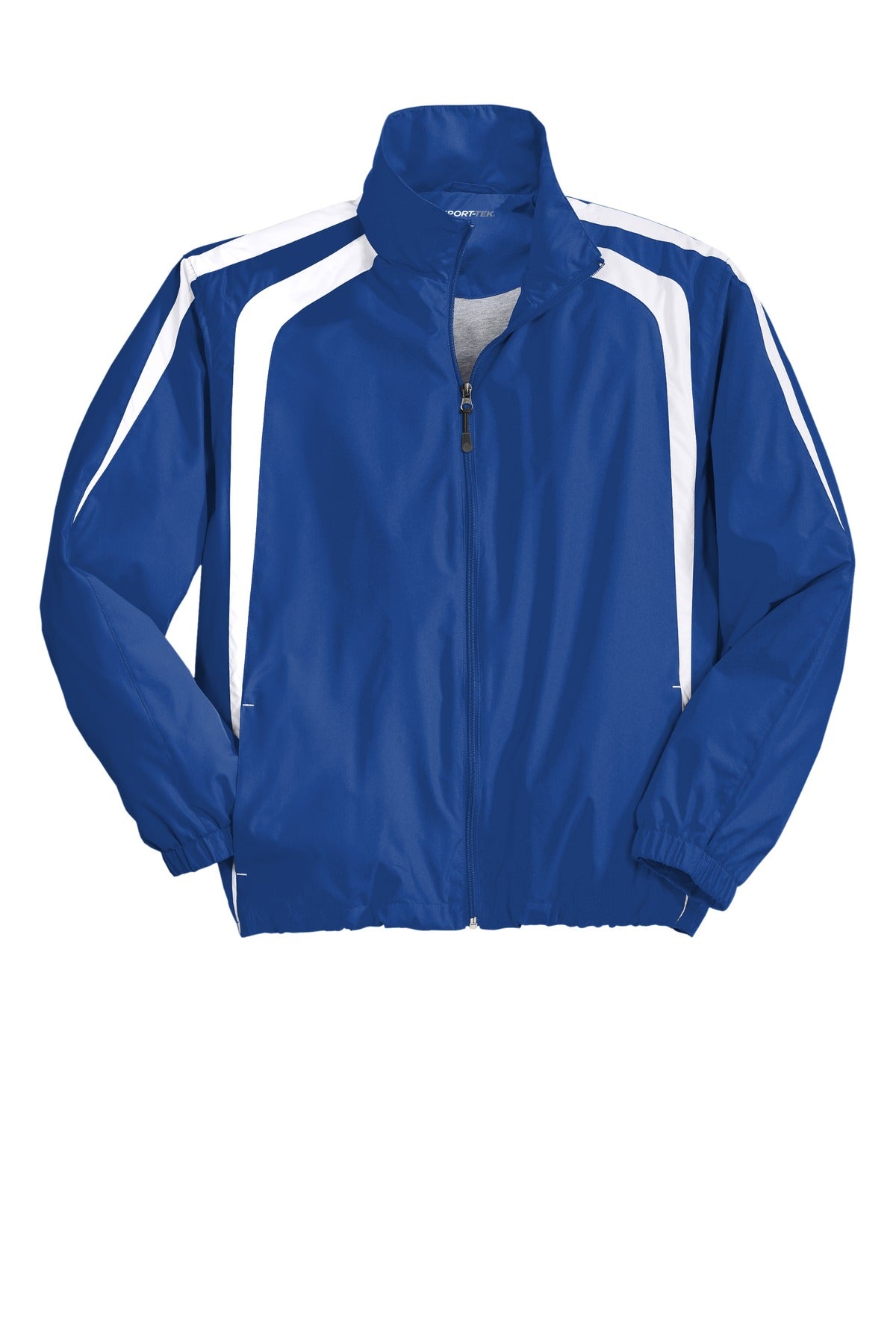 Sport-Tek Colorblock Raglan Jacket - True Royal/ White