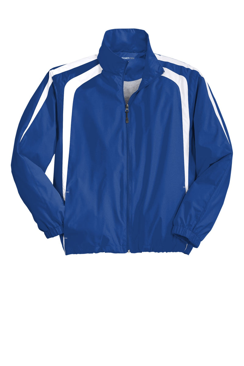 Sport-Tek Colorblock Raglan Jacket - True Royal/ White