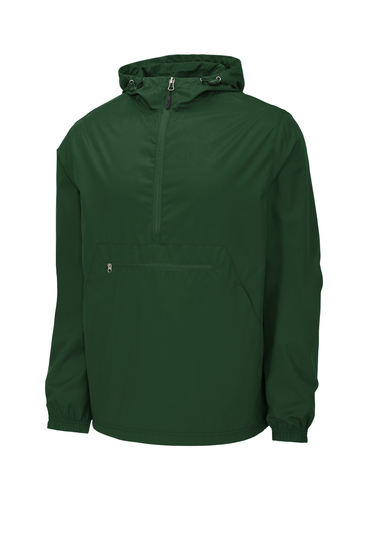 Sport-Tek  Packable Anorak - Forest Green