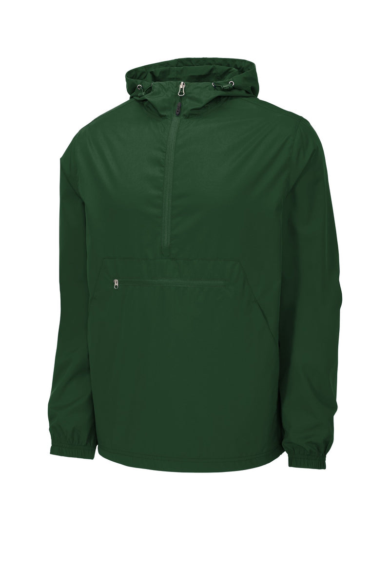 Sport-Tek  Packable Anorak - Forest Green