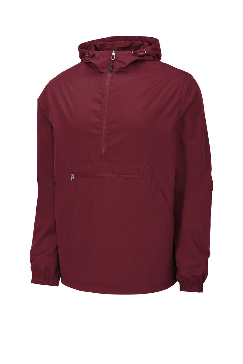 Sport-Tek  Packable Anorak - Maroon