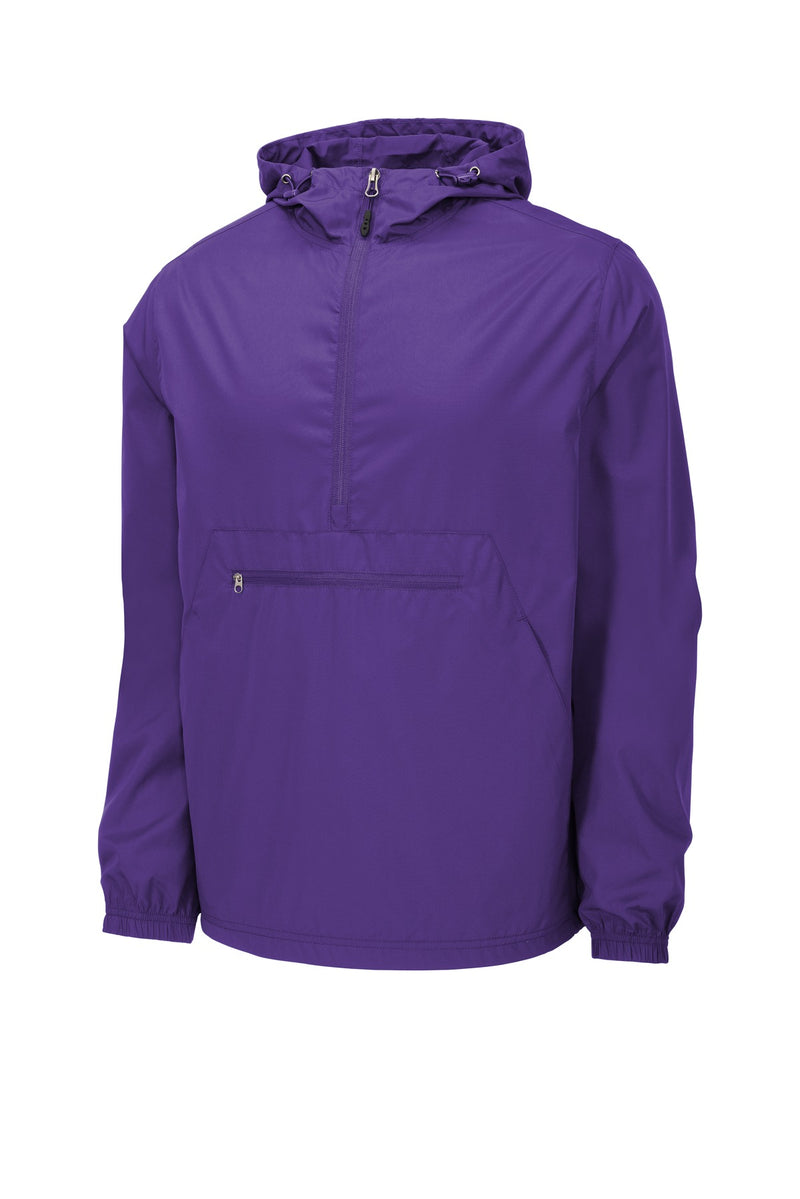 Sport-Tek  Packable Anorak - Purple