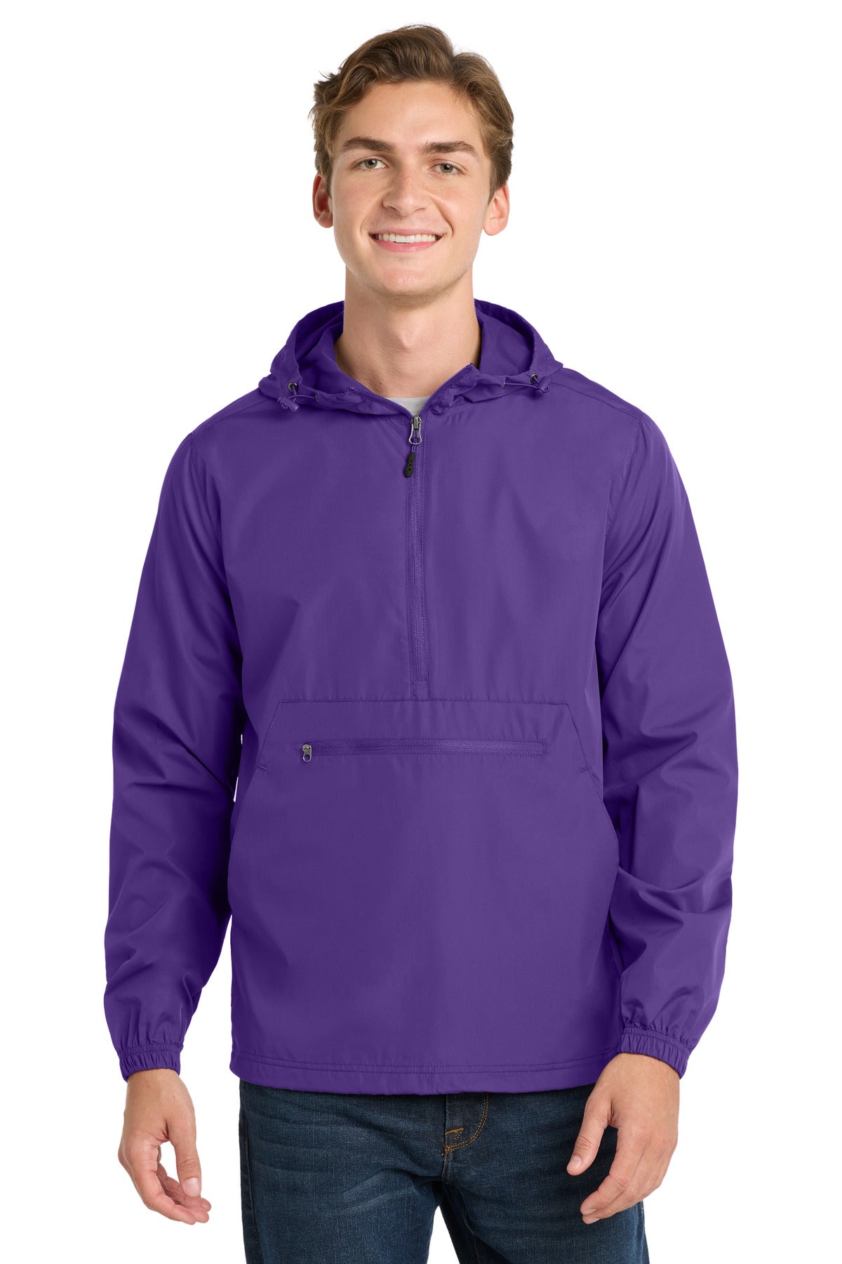 Sport-Tek  Packable Anorak - Purple