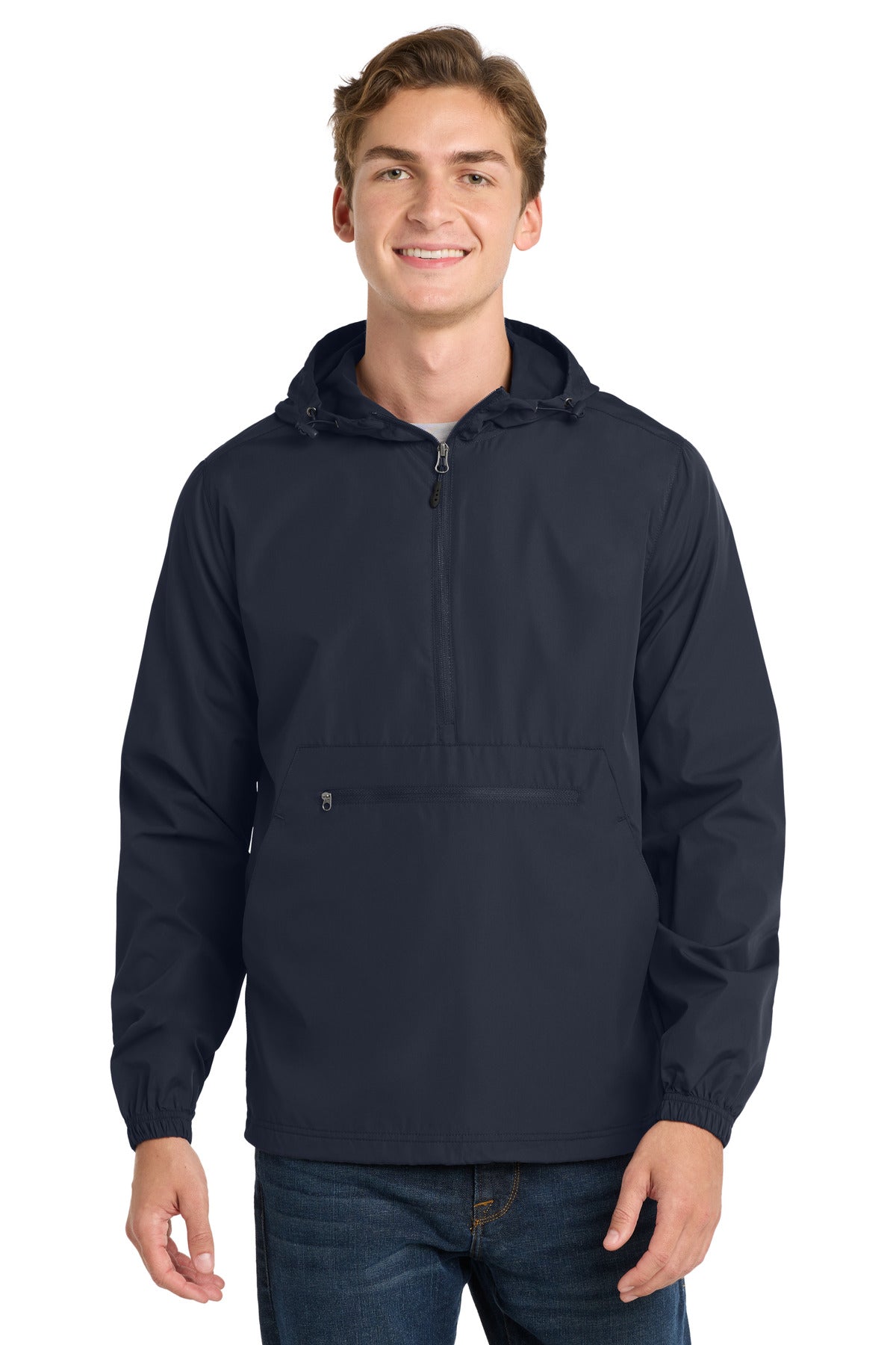Sport-Tek  Packable Anorak - True Navy