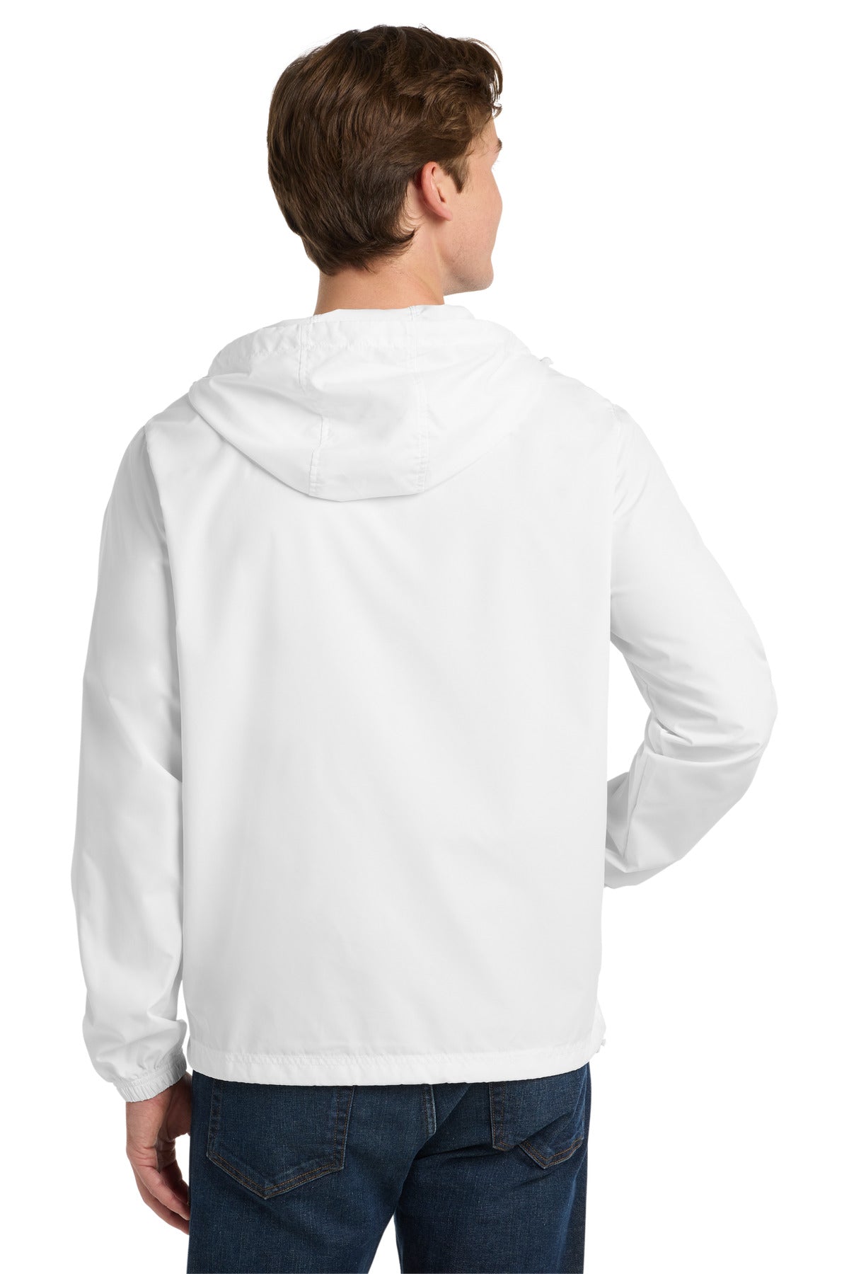 Sport-Tek  Packable Anorak - White