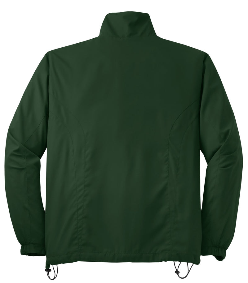 Sport-Tek Full-Zip Wind Jacket - Forest Green