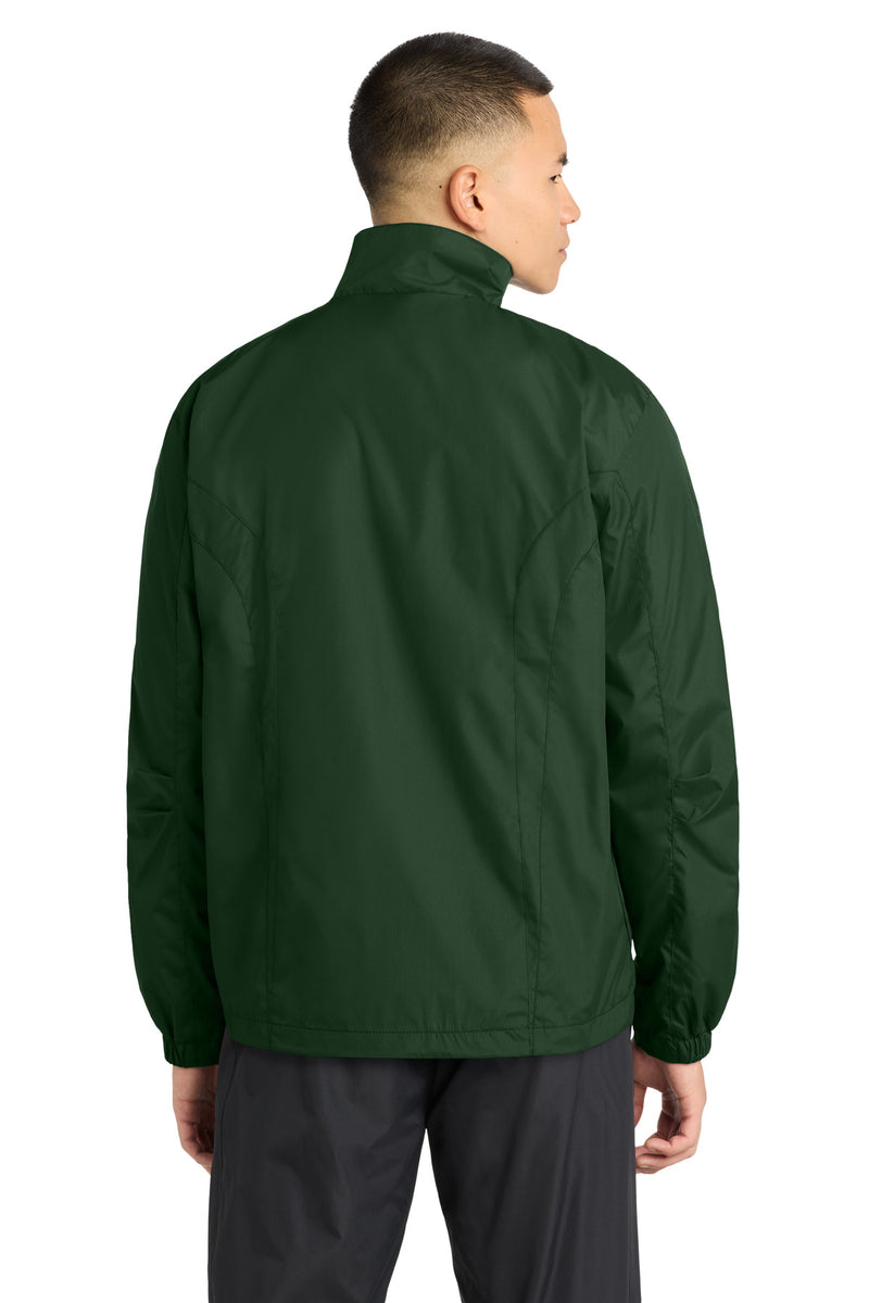 Sport-Tek Full-Zip Wind Jacket - Forest Green