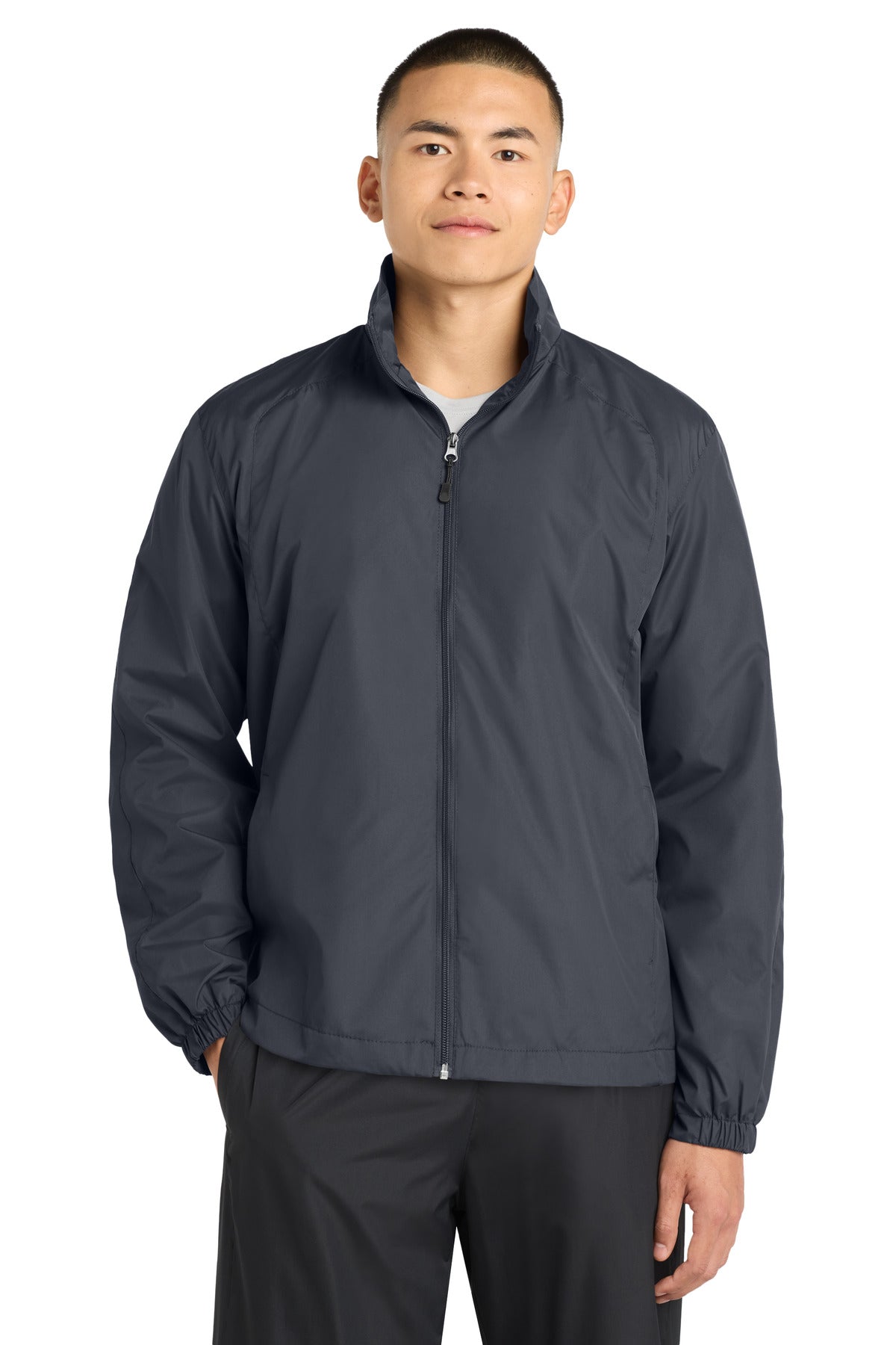 Sport-Tek Full-Zip Wind Jacket - Graphite
