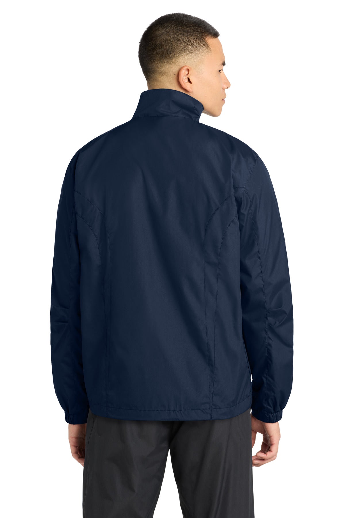 Sport-Tek Full-Zip Wind Jacket - True Navy