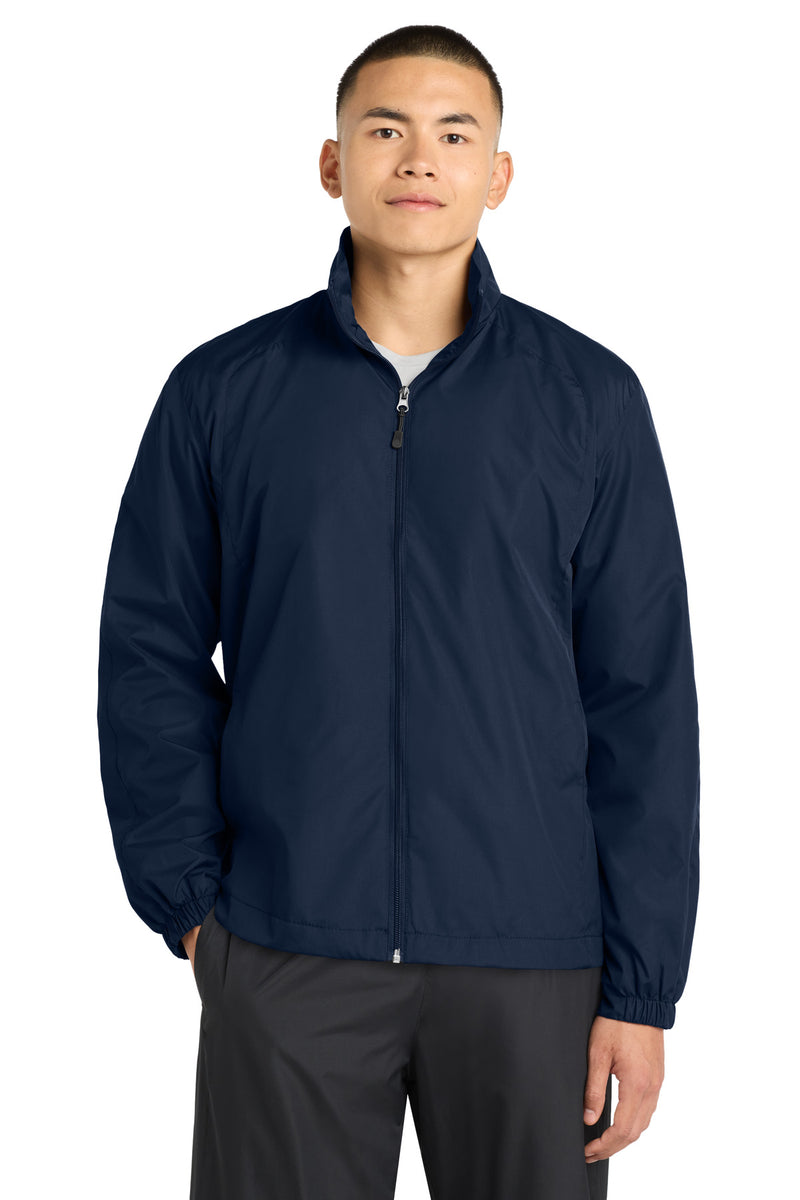 Sport-Tek Full-Zip Wind Jacket - True Navy