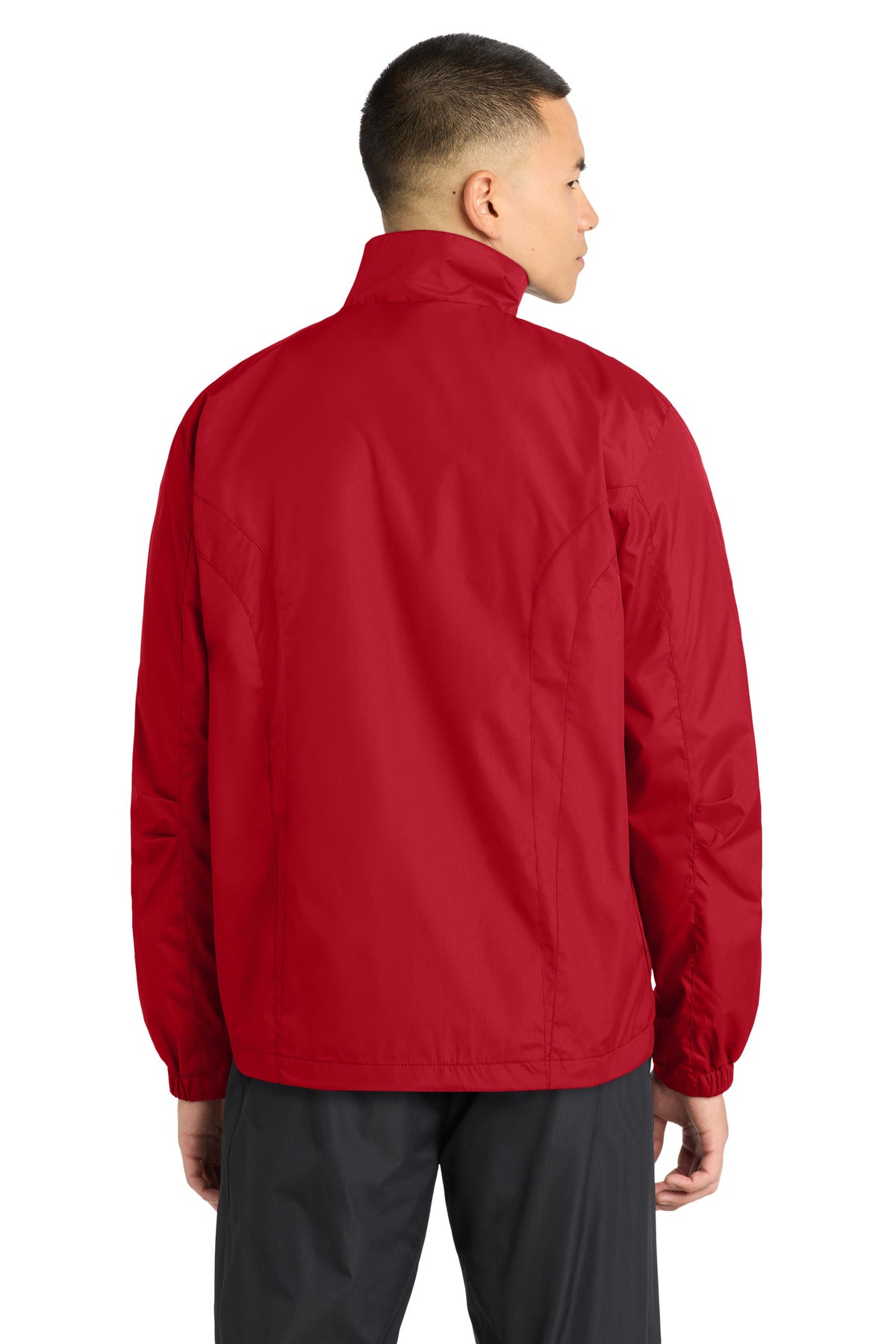 Sport-Tek Full-Zip Wind Jacket - True Red