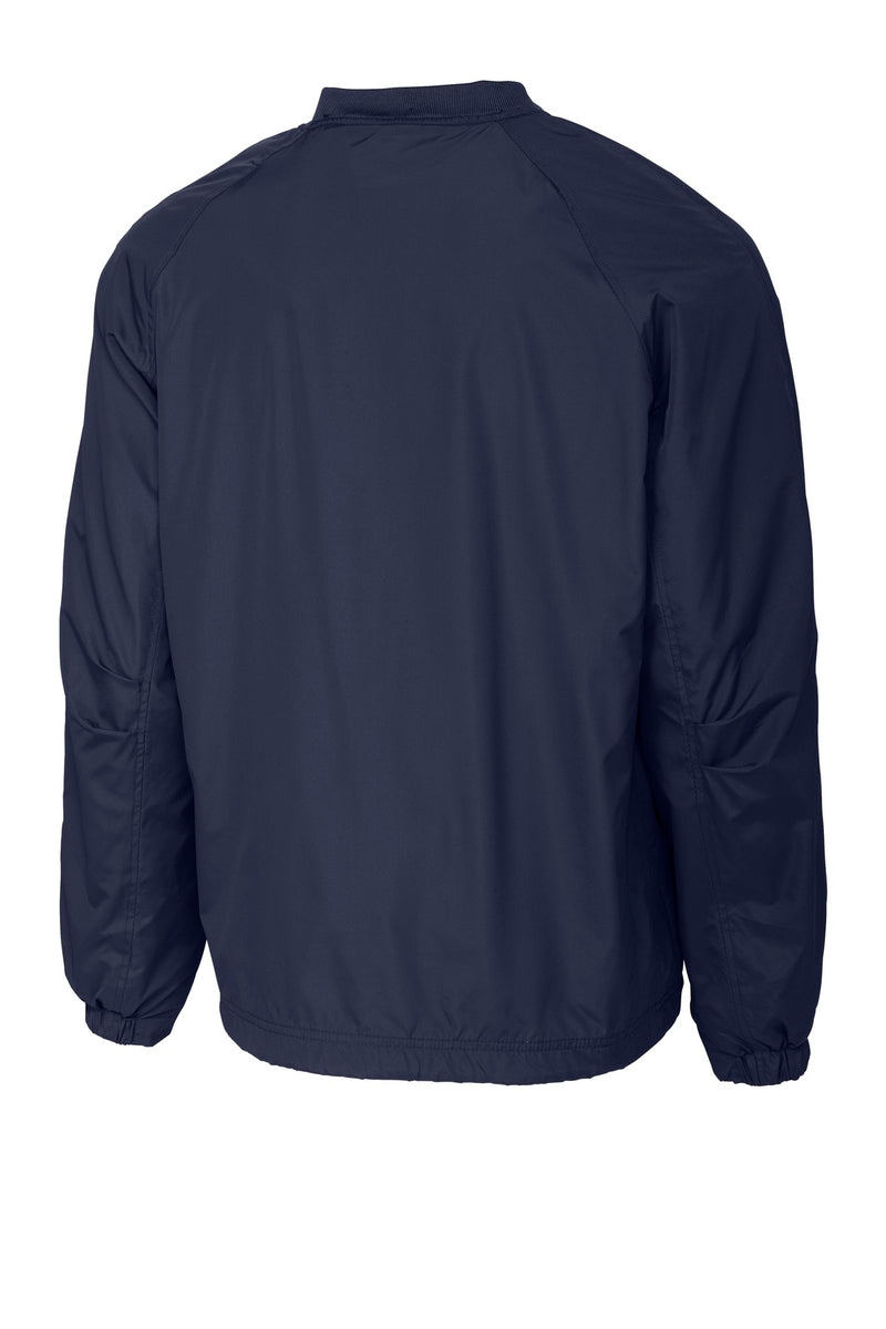 Sport-Tek V-Neck Raglan Wind Shirt - True Navy