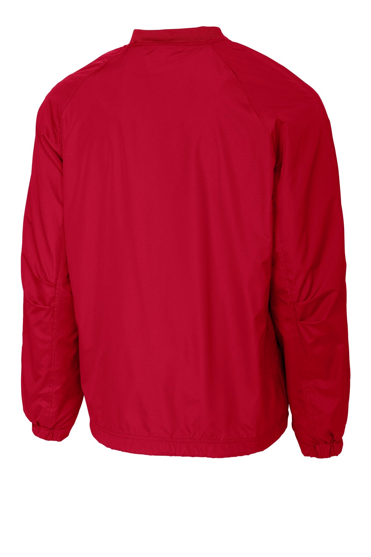 Sport-Tek V-Neck Raglan Wind Shirt - True Red