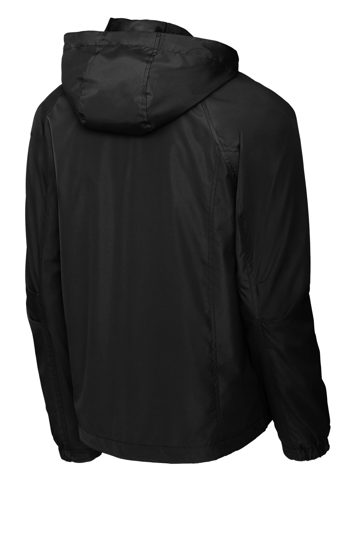 Sport-Tek Hooded Raglan Jacket - Black