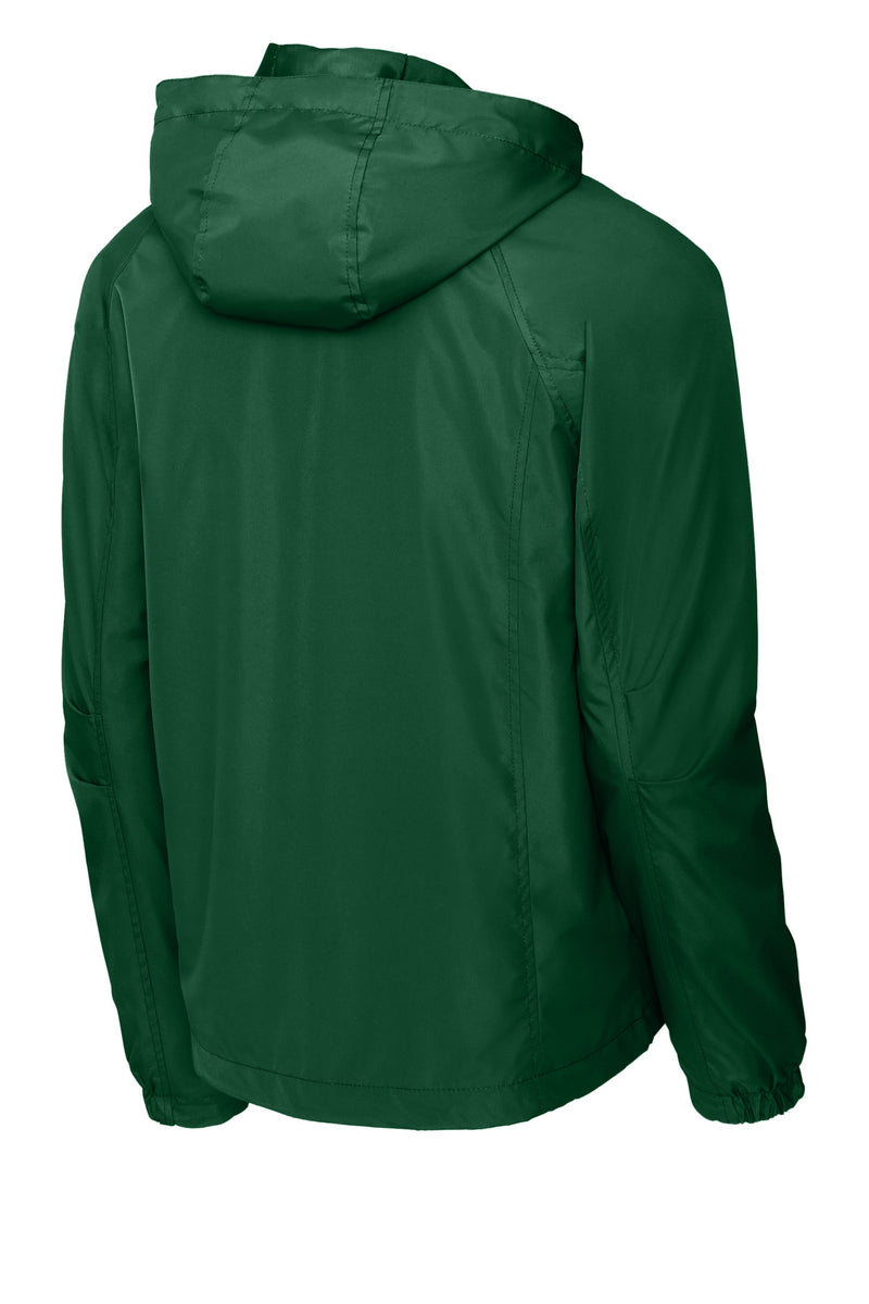 Sport-Tek Hooded Raglan Jacket - Forest Green