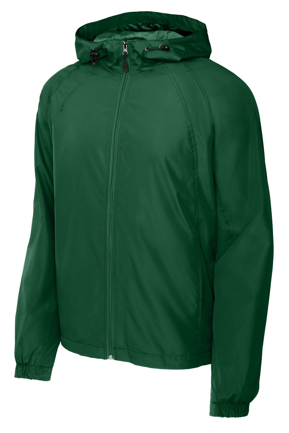 Sport-Tek Hooded Raglan Jacket - Forest Green