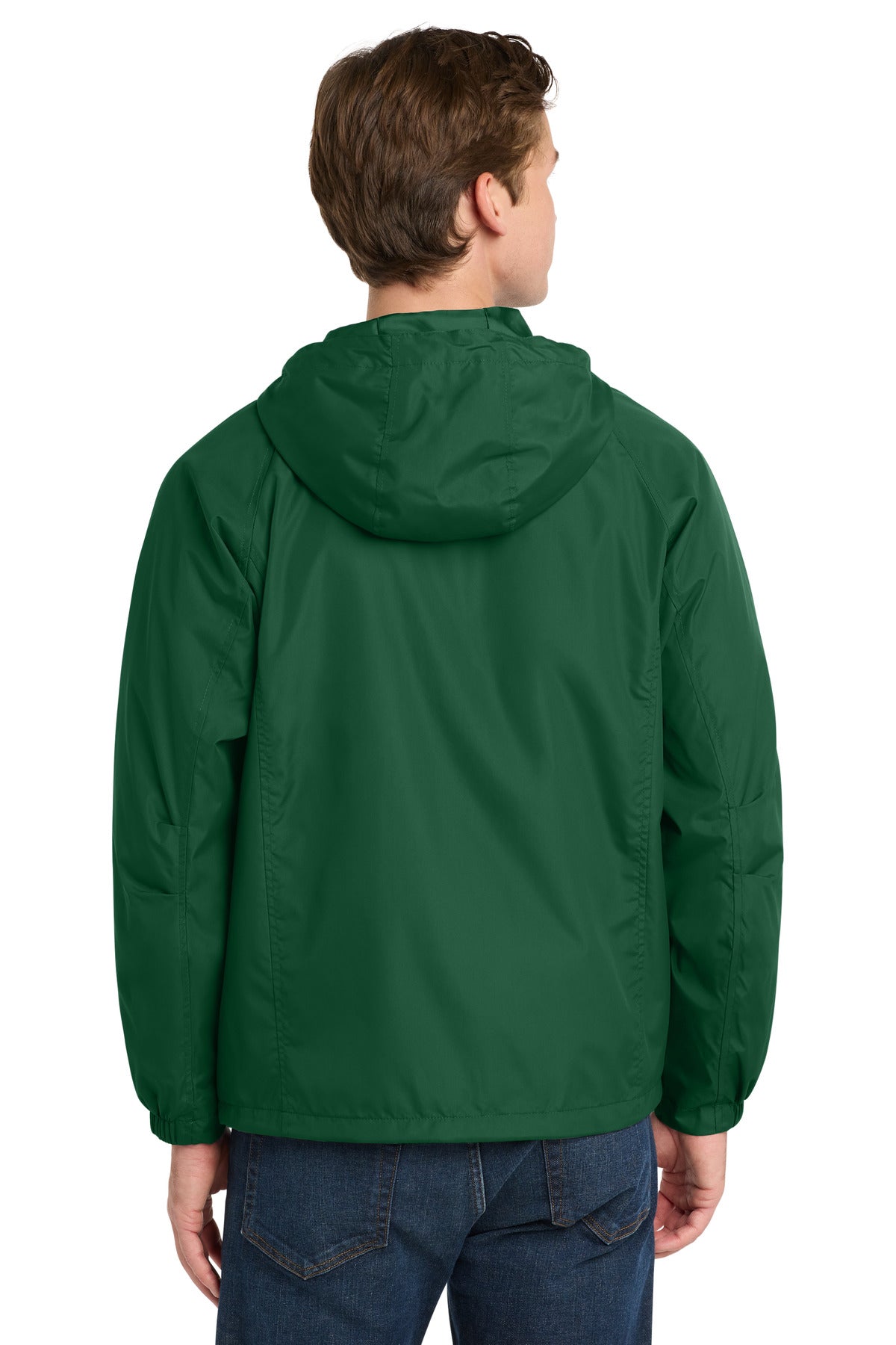 Sport-Tek Hooded Raglan Jacket - Forest Green