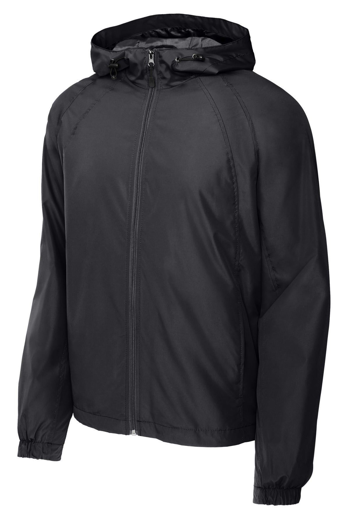 Sport-Tek Hooded Raglan Jacket - Graphite