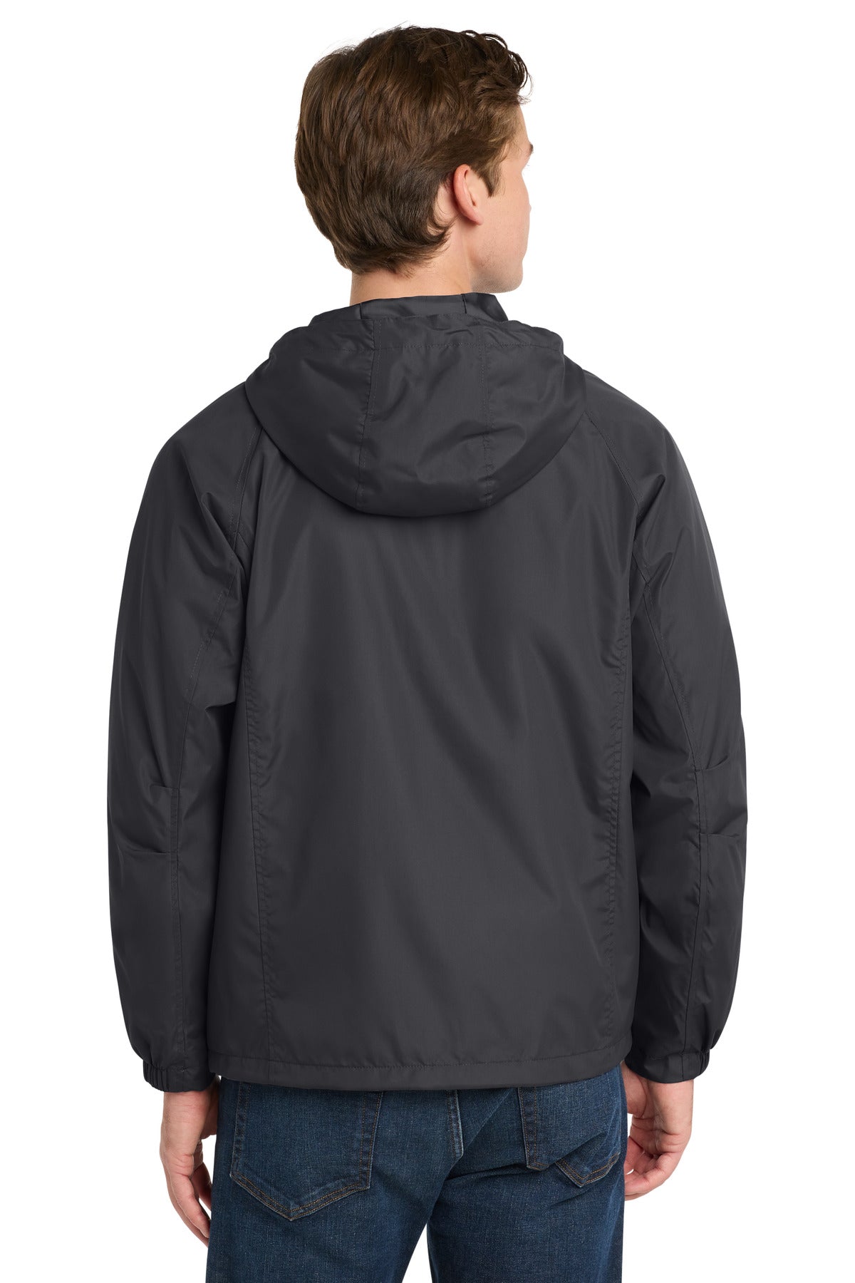 Sport-Tek Hooded Raglan Jacket - Graphite