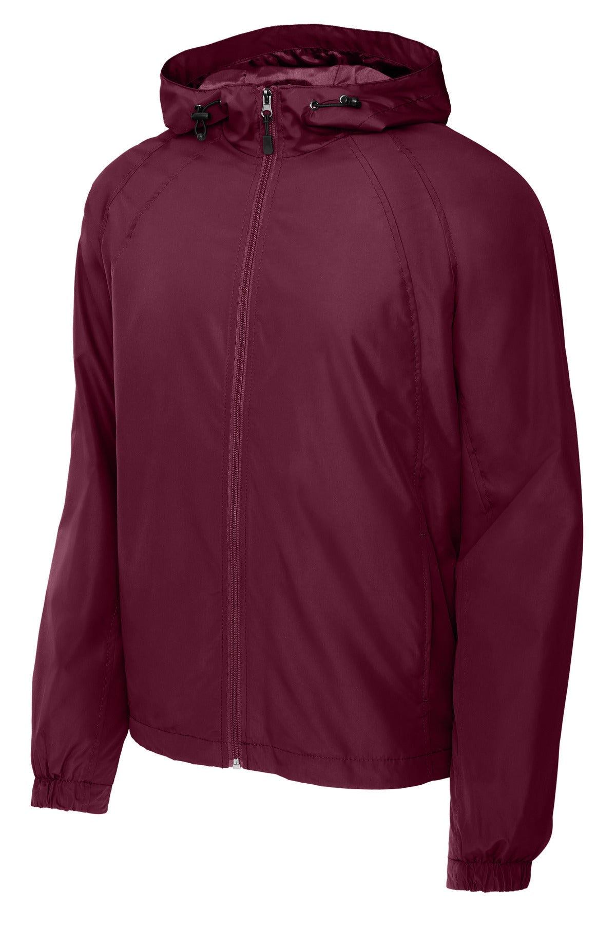 Sport-Tek Hooded Raglan Jacket - Maroon