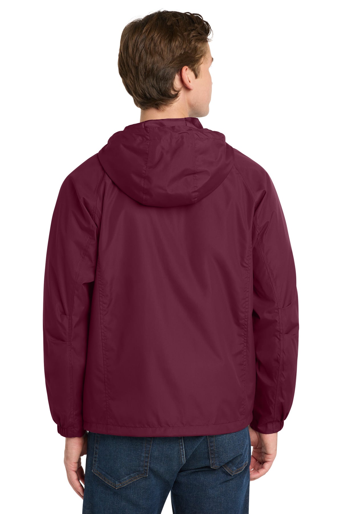 Sport-Tek Hooded Raglan Jacket - Maroon