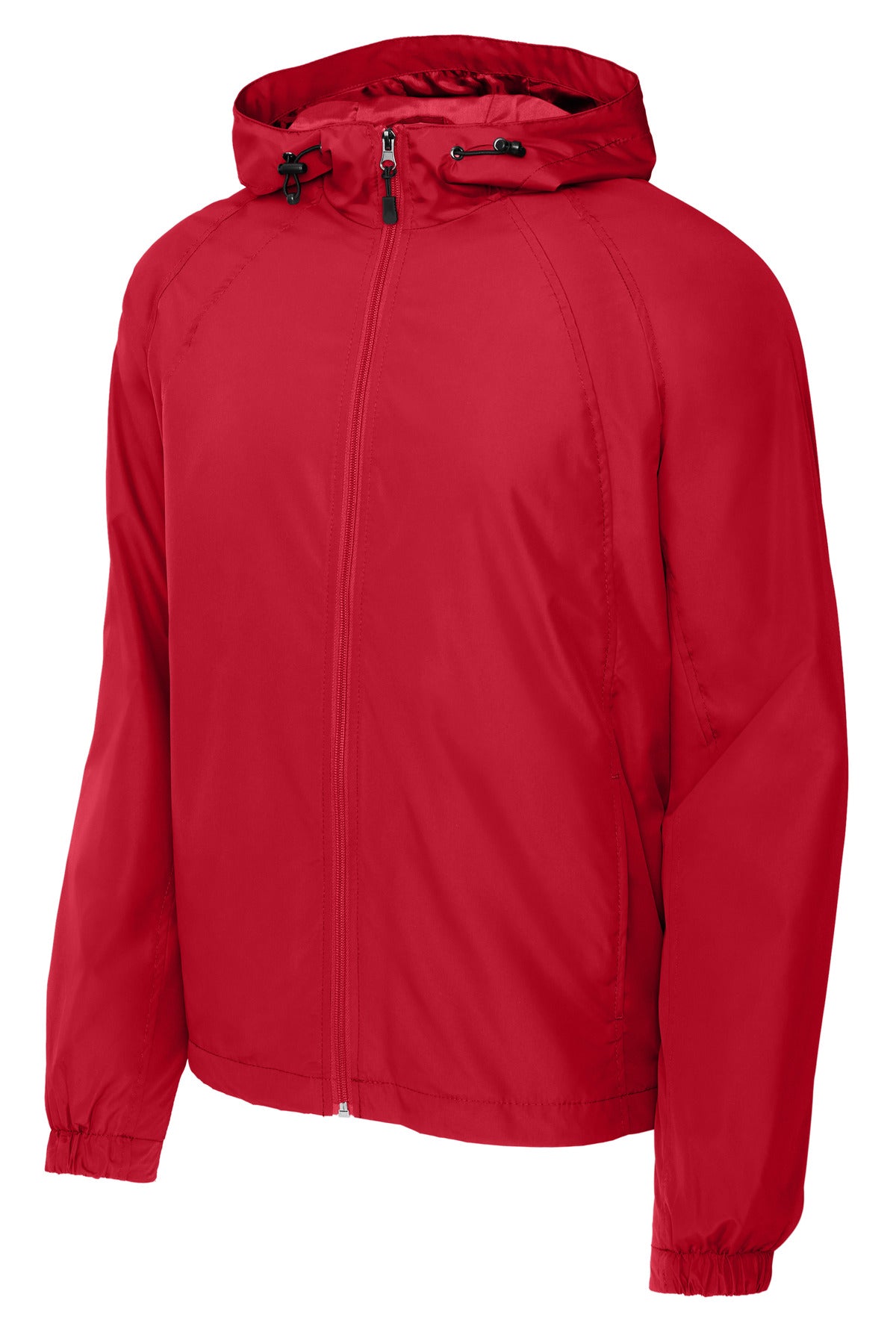 Sport-Tek Hooded Raglan Jacket - True Red