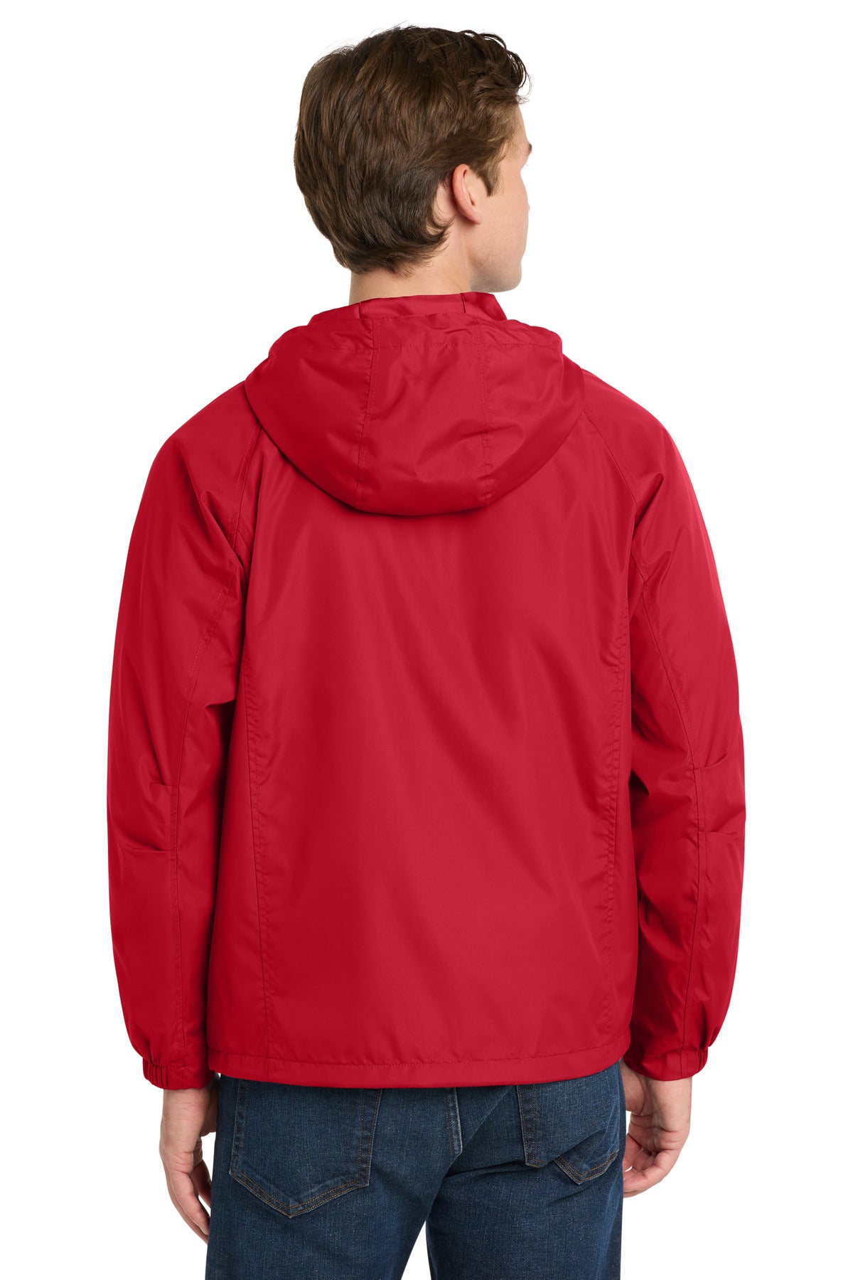 Sport-Tek Hooded Raglan Jacket - True Red