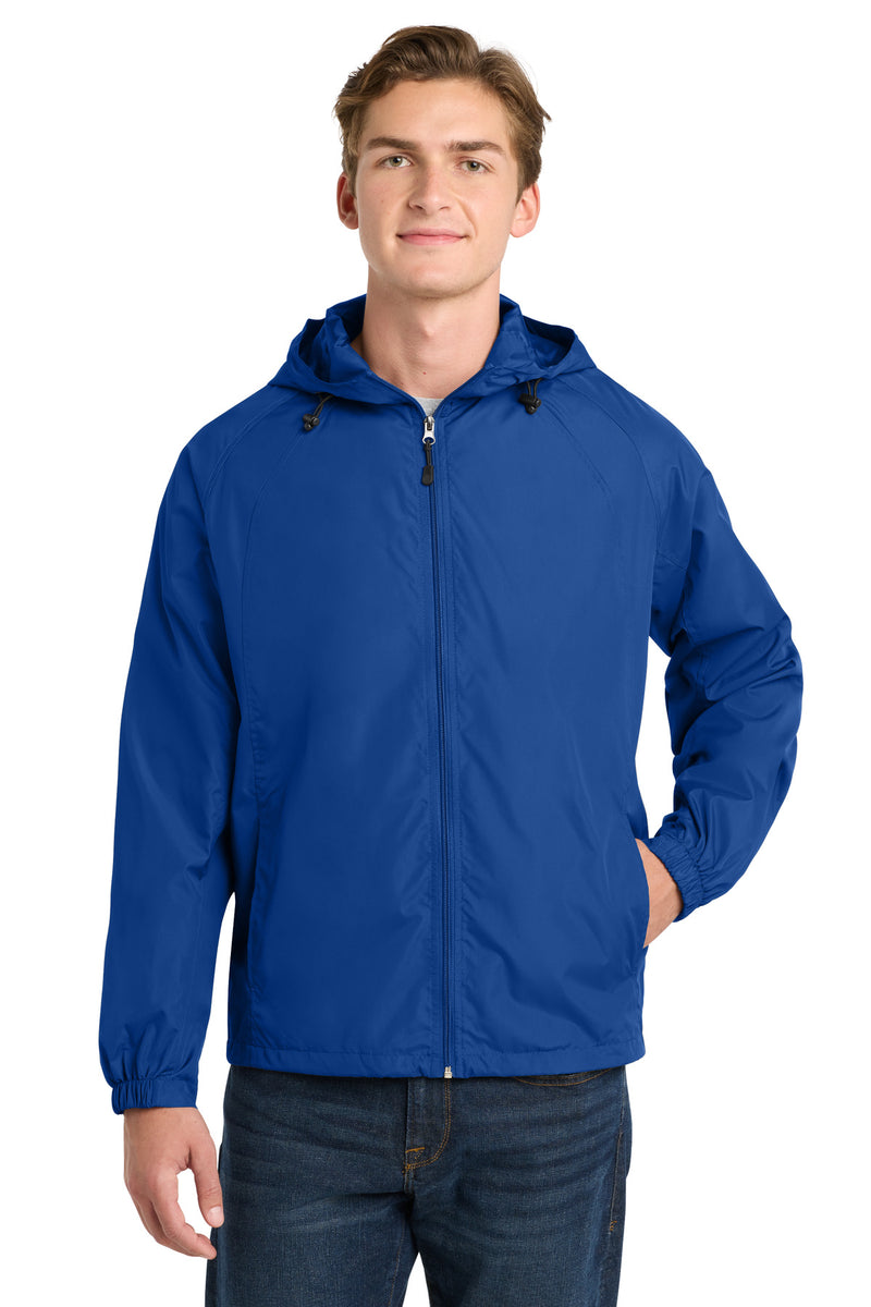 Sport-Tek Hooded Raglan Jacket - True Royal