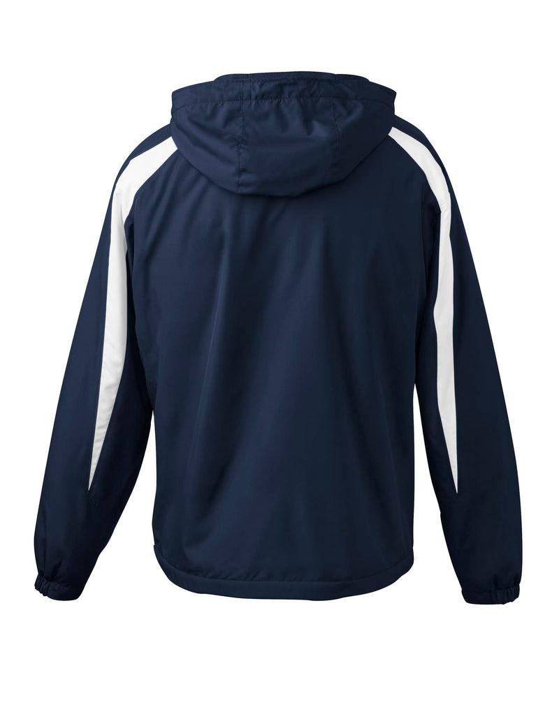 Sport-Tek Fleece-Lined Colorblock Jacket - True Navy/ White
