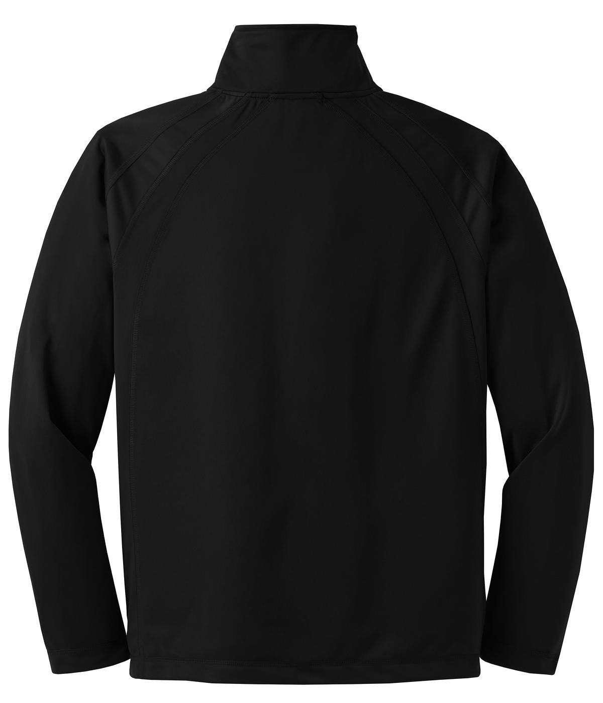 Sport-Tek Tricot Track Jacket - Black/ Black