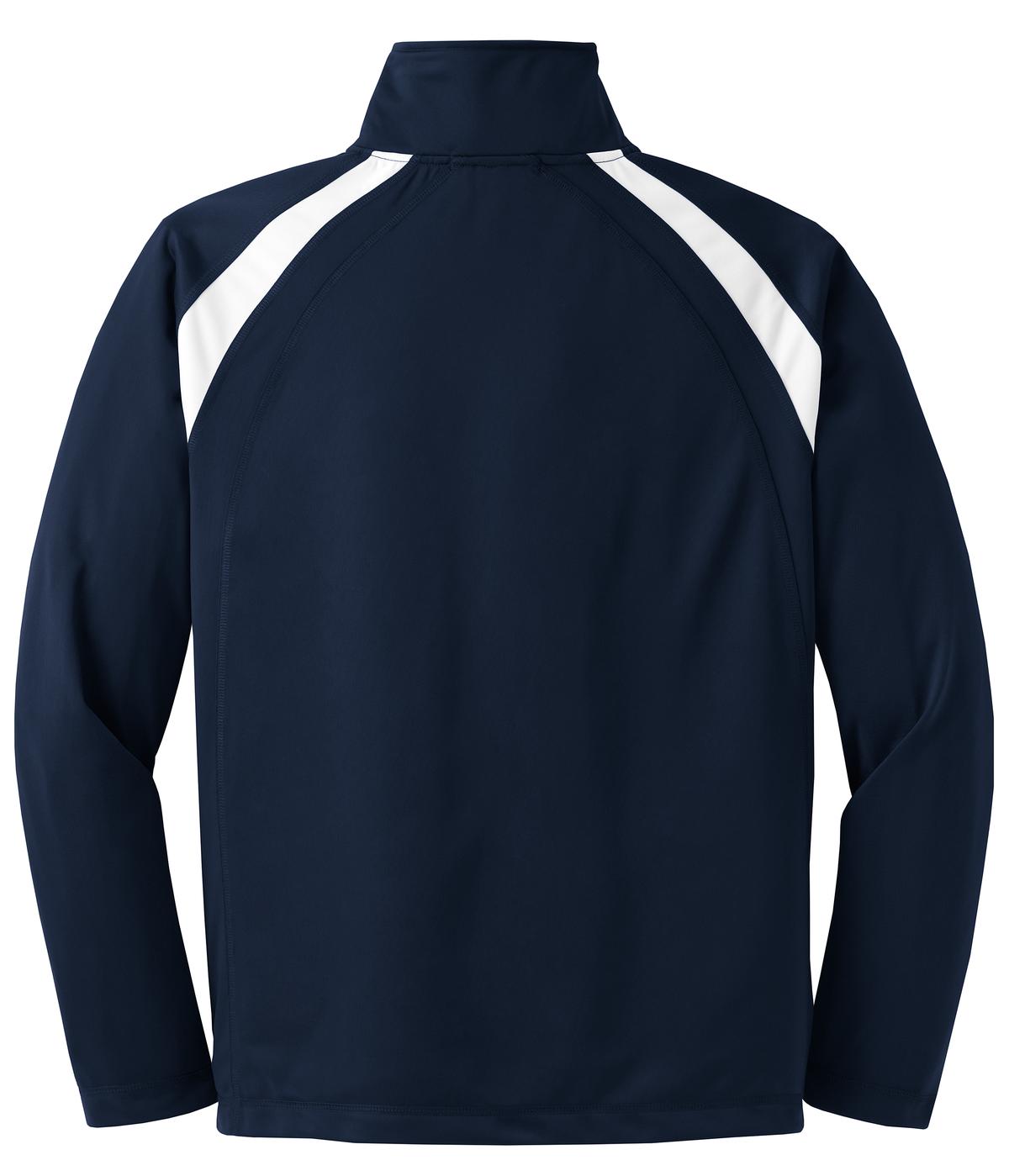 Sport-Tek Tricot Track Jacket - True Navy/ White