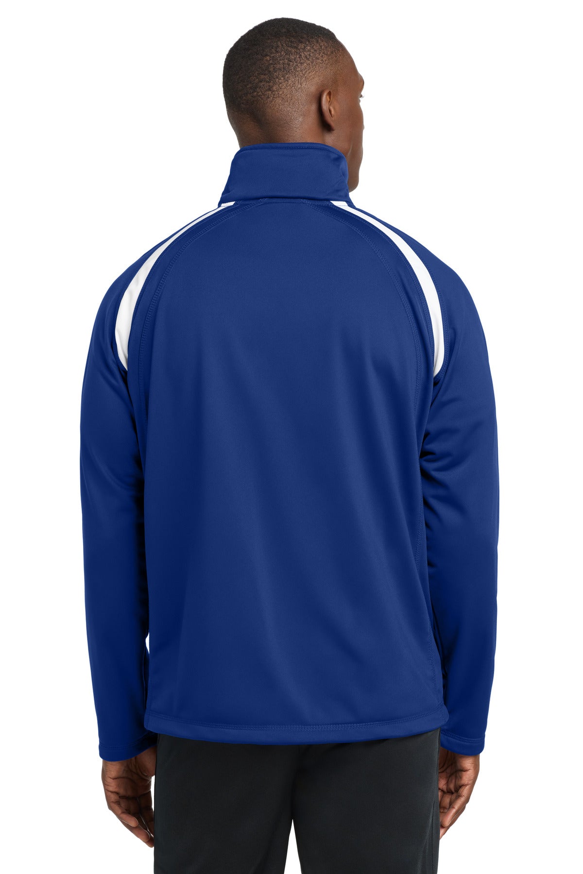 Sport-Tek Tricot Track Jacket - True Royal/ White