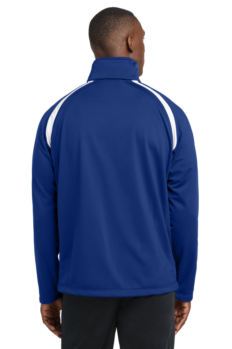 Sport-Tek Tricot Track Jacket - True Royal/ White