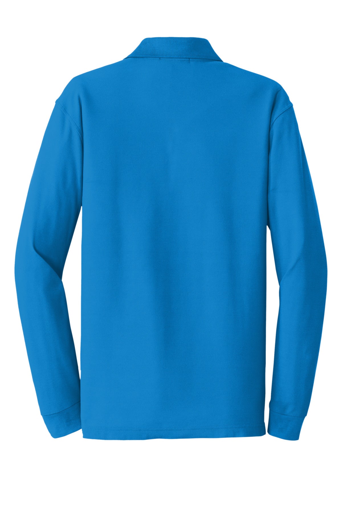 Port Authority Long Sleeve Core Classic Pique Polo - Coastal Blue
