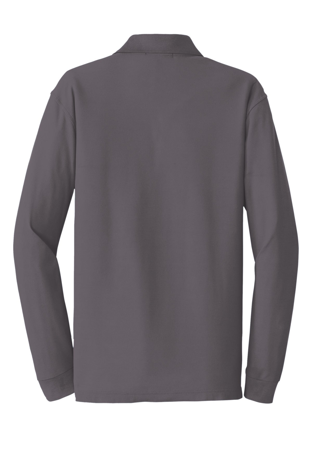 Port Authority Long Sleeve Core Classic Pique Polo - Graphite