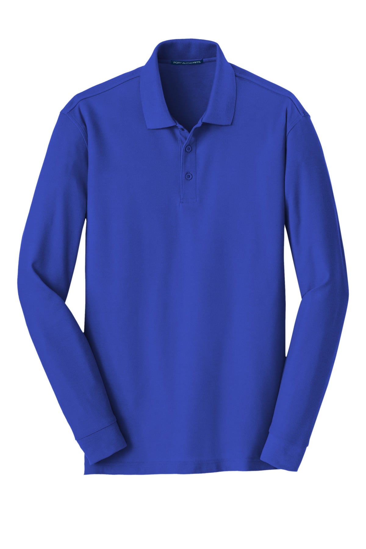 Port Authority Long Sleeve Core Classic Pique Polo - True Royal