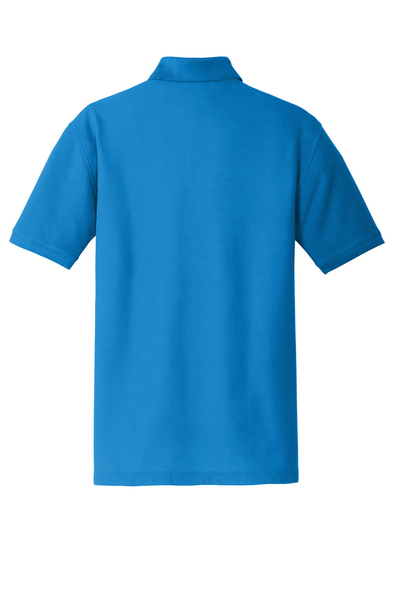 Port Authority Core Classic Pique Pocket Polo - Coastal Blue